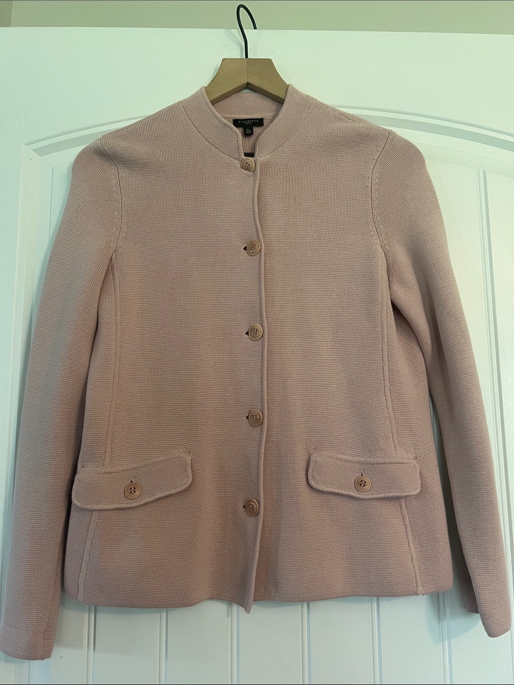 Talbots Dressy Knit Sweater Cardigan Jacket Small